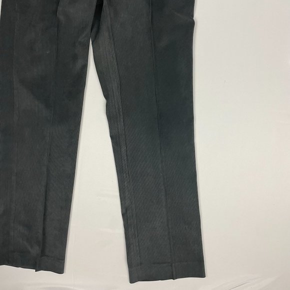 Vintage Cordovan & Grey Ltd. Corduroy Pants Men's 34x 32 Black Pleated Front - Picture 4 of 12